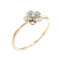 サマンサティアラ フラワー ダイヤモンド リング 0.07CT