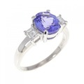 PT タンザナイト リング 1.16CT