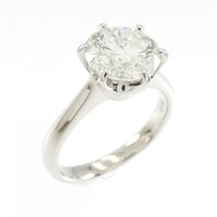 【リメイク】PT ダイヤモンド リング 2.123CT J I1 EXT