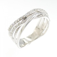 K18WG ダイヤモンド リング 0.23CT