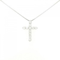 PT クロス ダイヤモンド ネックレス 2.00CT