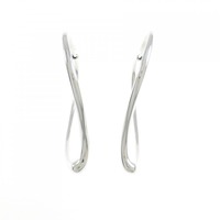 ティファニー オープン ハート フープ ピアス