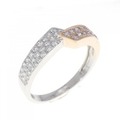 K18WG/K18PG ダイヤモンド リング 0.37CT