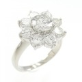 PT フラワー ダイヤモンド リング 2.05CT