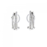 K18WG ダイヤモンド ピアス/イヤリング 0.30CT
