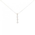 K10PG ダイヤモンド ネックレス 0.10CT