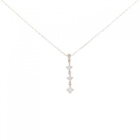 K10PG ダイヤモンド ネックレス 0.10CT