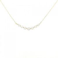 K18YG ダイヤモンド ネックレス 0.20CT