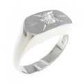 PM 印台 ダイヤモンド リング 0.17CT