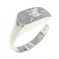 PM 印台 ダイヤモンド リング 0.17CT