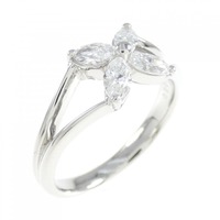 PT フラワー ダイヤモンド リング 0.50CT