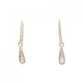 K18YG ダイヤモンド ピアス 0.14CT