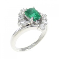 PT エメラルド リング 0.792CT