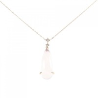 K18PG ローズクオーツ ネックレス 5.00CT
