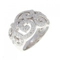K18WG ダイヤモンド リング 0.90CT