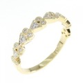 K18YG ダイヤモンド リング 0.18CT