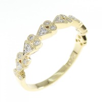 K18YG ダイヤモンド リング 0.18CT