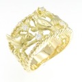 タサキ バード ダイヤモンド リング 0.11CT