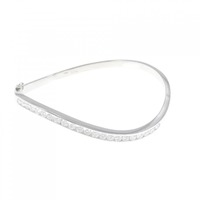 750WG ダイヤモンド バングル 1.58CT