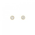 【リメイク】K18YG/ST ダイヤモンド ピアス 0.228CT 0.235CT H VS1-2 VG