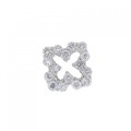 PT フラワー ダイヤモンド ペンダント 0.30CT