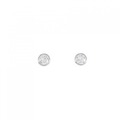 【リメイク】PT ダイヤモンド ピアス 0.240CT 0.249CT F SI2 VG-GOOD