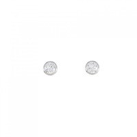 【リメイク】PT ダイヤモンド ピアス 0.240CT 0.249CT F SI2 VG-GOOD