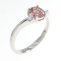 PT サファイヤ リング 0.633CT 拡散処理未検査