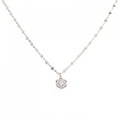 K18PG ダイヤモンド ネックレス 0.31CT