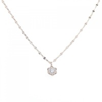 K18PG ダイヤモンド ネックレス 0.31CT