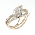 K18PG ダイヤモンド リング 0.302CT