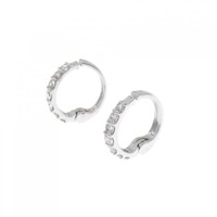 K18WG ダイヤモンド イヤリング 0.50CT