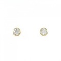 K18YG ダイヤモンド ピアス 0.30CT