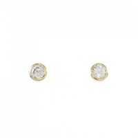 K18YG ダイヤモンド ピアス 0.30CT