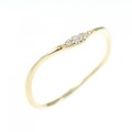 K18YG ダイヤモンド リング 0.04CT