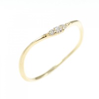 K18YG ダイヤモンド リング 0.04CT