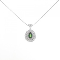 PT ガーネット ネックレス 0.617CT