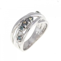 K18WG アレキサンドライト リング 0.20CT