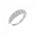 K18WG ダイヤモンド ピンキーリング 0.32CT