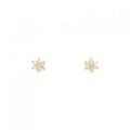 K18YG ダイヤモンド ピアス 0.10CT