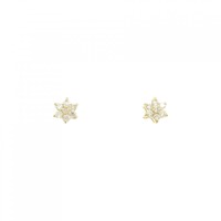 K18YG ダイヤモンド ピアス 0.10CT