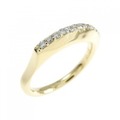 K18YG ダイヤモンド リング 0.12CT