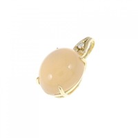 K18YG ムーンストーン ペンダント 4.00CT