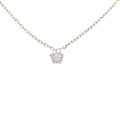 K18PG ダイヤモンド ネックレス 0.10CT