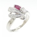 PT ルビー リング 0.19CT