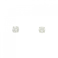 PT ソリティア ダイヤモンド ピアス 0.30CT