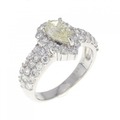 PT ダイヤモンド リング 0.503CT LY VS2 ペアシェイプ
