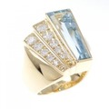 タサキ アクアマリン リング 3.07CT