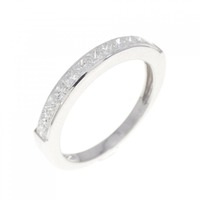 K18WG ダイヤモンド リング