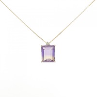 K18YG アメトリン ネックレス 4.00CT